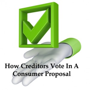 Voting process consumer proposal ontario